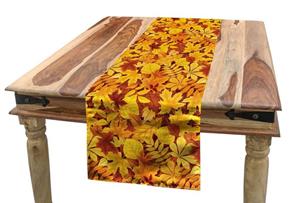 Abakuhaus Tischläufer »Esszimmer Küche Rechteckiger Dekorativer Tischläufer«, Baum Shady Fall Oak Maple Leaf