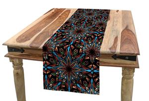 Abakuhaus Tischläufer »Esszimmer Küche Rechteckiger Dekorativer Tischläufer«, Abstract Floral Funky Petal Forms