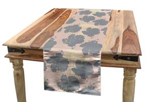 Abakuhaus Tischläufer »Esszimmer Küche Rechteckiger Dekorativer Tischläufer«, Abstrakt Grunge Marble Leaves Kunst