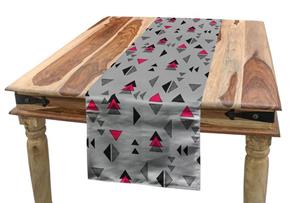 Abakuhaus Tischläufer »Esszimmer Küche Rechteckiger Dekorativer Tischläufer«, Abstrakt Dreieck Pastell Shapes