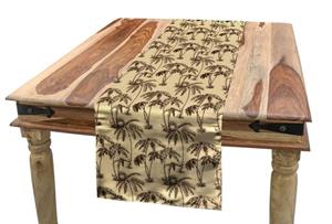 Abakuhaus Tischläufer »Esszimmer Küche Rechteckiger Dekorativer Tischläufer«, Baum Tropische Palmen Hawaii