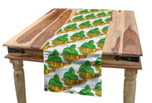 Abakuhaus Tischläufer »Esszimmer Küche Rechteckiger Dekorativer Tischläufer«, Alligator Tierfamilie Bushes