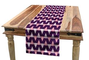 Abakuhaus Tischläufer »Esszimmer Küche Rechteckiger Dekorativer Tischläufer«, Abstrakt Triangles Chevron-Muster
