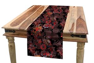 Abakuhaus Tischläufer »Esszimmer Küche Rechteckiger Dekorativer Tischläufer«, Blume Japanische Vivid Florals
