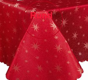 Brilliant Tischdecke »LUREX STERNE Tischdecke RUND Weihnachten festlich Glimmer Glitzer«, waschbar