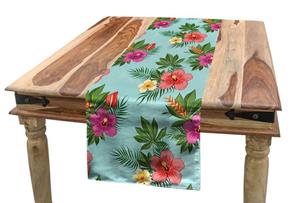 Abakuhaus Tischläufer »Esszimmer Küche Rechteckiger Dekorativer Tischläufer«, Hawaii Blooming Der Hibiscus