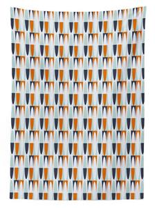 Abakuhaus Tischdecke »Farbfest Waschbar Für den Außen Bereich geeignet Klare Farben«, Abstrakt Bicolor Runde Lange Formen