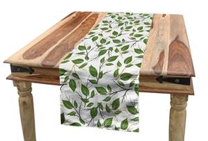 Abakuhaus Tischläufer »Esszimmer Küche Rechteckiger Dekorativer Tischläufer«, Aloha Belaubt Flourishing Muster