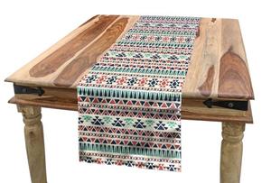 Abakuhaus Tischläufer »Esszimmer Küche Rechteckiger Dekorativer Tischläufer«, aztekisch Kultur geometrisches Muster
