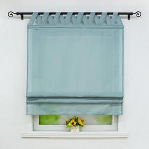 Delien Raffrollo »Mila«, , mit Schlaufen, 1-Stück, Unifarbig, Leinenoptik Raffgardine Fenster Vorhänge