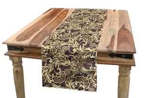 Abakuhaus Tischläufer »Esszimmer Küche Rechteckiger Dekorativer Tischläufer«, asiatisch traditionelle Blumen