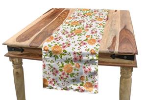 Abakuhaus Tischläufer »Esszimmer Küche Rechteckiger Dekorativer Tischläufer«, Blume Peony Poppy Braut Theme