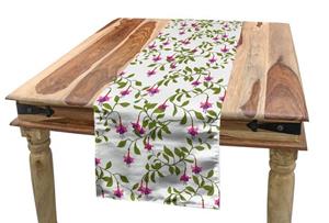 Abakuhaus Tischläufer »Esszimmer Küche Rechteckiger Dekorativer Tischläufer«, Blume Fuchsia Blume in der Blüte