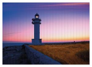 Wallario Schaum-Badematte »Leuchtturm am Abend auf den Balearen Malerischer Himmel« , Höhe 5 mm, rutschhemmend, geeignet für Fußbodenheizungen