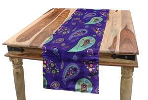 Abakuhaus Tischläufer »Esszimmer Küche Rechteckiger Dekorativer Tischläufer«, asiatisch Traditioneller Paisley Entwurf