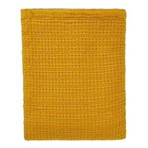 Urbanara Tagesdecke »Anadia«, , Senfgelb - 180x230 cm, 100% reine Baumwolle, weiche Decke als Bettüberwurf oder Kuscheldecke, Jacquard-Bindung