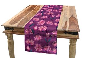 Abakuhaus Tischläufer »Esszimmer Küche Rechteckiger Dekorativer Tischläufer«, Blumen Abstrakte Mohnblumenblätter