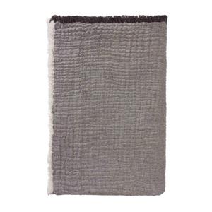 Urbanara Tagesdecke »Cousso«, , Grau - 180x230 cm, 75% Baumwolle 25% recyelter Polyester, weiche Decke als Bettüberwurf oder Kuscheldecke, Leinwandbindung