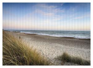 Wallario Schaum-Badematte »Strandspaziergang im Urlaub an der Ostsee« , Höhe 5 mm, rutschhemmend, geeignet für Fußbodenheizungen