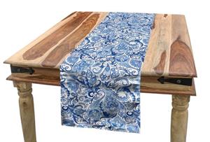 Abakuhaus Tischläufer »Esszimmer Küche Rechteckiger Dekorativer Tischläufer«, Blau natürlichkeit