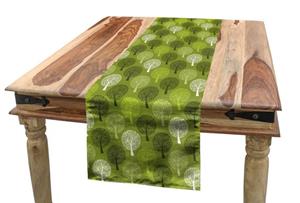 Abakuhaus Tischläufer »Esszimmer Küche Rechteckiger Dekorativer Tischläufer«, Blätter Abstrakte Bäume Motive Kunst