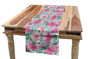 Abakuhaus Tischläufer »Esszimmer Küche Rechteckiger Dekorativer Tischläufer«, Vintage Rose Grunge Blumen Blick