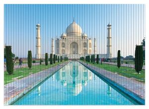 Wallario Schaum-Badematte »Taj Mahal - Mausoleum in Indien« , Höhe 5 mm, rutschhemmend, geeignet für Fußbodenheizungen