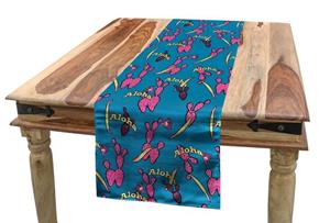 Abakuhaus Tischläufer »Esszimmer Küche Rechteckiger Dekorativer Tischläufer«, Aloha Bunte Spiky Kaktus Muster