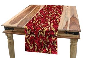 Abakuhaus Tischläufer »Esszimmer Küche Rechteckiger Dekorativer Tischläufer«, Blätter Farbiges Laub Muster