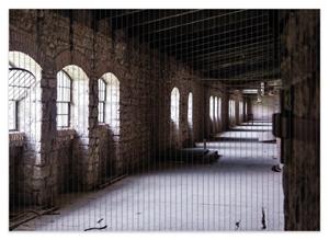 Wallario Schaum-Badematte »Altes Bauwerk - stillgelegte Fabrik« , Höhe 5 mm, rutschhemmend, geeignet für Fußbodenheizungen