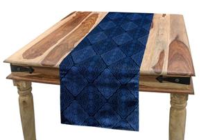 Abakuhaus Tischläufer »Esszimmer Küche Rechteckiger Dekorativer Tischläufer«, Navy blau Damast Weaving Designs