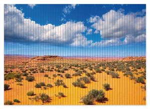 Wallario Schaum-Badematte »Wüste in Arizona - blauer Himmel mit Wolken I« , Höhe 5 mm, rutschhemmend, geeignet für Fußbodenheizungen