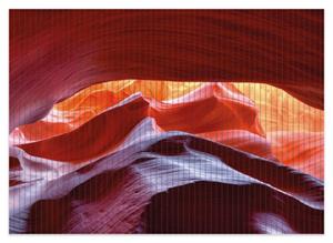 Wallario Schaum-Badematte »Antelop Canyon USA Kalksandsteingebirge in leuchtenden Farben« , Höhe 5 mm, rutschhemmend, geeignet für Fußbodenheizungen
