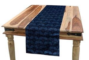 Abakuhaus Tischläufer »Esszimmer Küche Rechteckiger Dekorativer Tischläufer«, Blau Ozean inspirierte Blumen