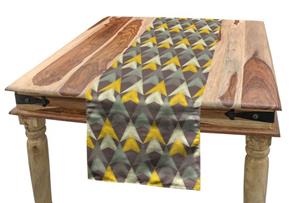 Abakuhaus Tischläufer »Esszimmer Küche Rechteckiger Dekorativer Tischläufer«, Abstrakt Boho Triangle Scribble
