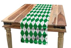 Abakuhaus Tischläufer »Esszimmer Küche Rechteckiger Dekorativer Tischläufer«, Abstrakte Geometrie Artikel Argyle Wie