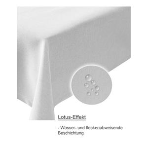 Haus und Deko Tischdecke »Tischdecke eckig Leinenoptik Lotuseffekt Tischwäsc« (1-tlg)