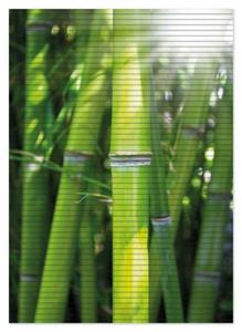 Wallario Schaum-Badematte »Bambus im Sonnenschein« , Höhe 5 mm, rutschhemmend, geeignet für Fußbodenheizungen
