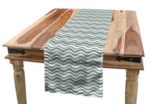 Abakuhaus Tischläufer »Esszimmer Küche Rechteckiger Dekorativer Tischläufer«, Abstrakt Kurvige Stripes Waves