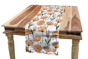 Abakuhaus Tischläufer »Esszimmer Küche Rechteckiger Dekorativer Tischläufer«, Blume Aquarell Blooms Pastell
