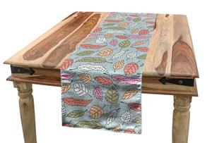 Abakuhaus Tischläufer »Esszimmer Küche Rechteckiger Dekorativer Tischläufer«, Blätter Pastellfarbig Herbstlaub