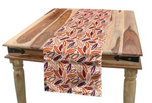 Abakuhaus Tischläufer »Esszimmer Küche Rechteckiger Dekorativer Tischläufer«, Blätter Anordnung von Herbstlaub