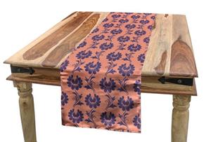 Abakuhaus Tischläufer »Esszimmer Küche Rechteckiger Dekorativer Tischläufer«, Blumen Angehende Blumen Pfirsich-Ton
