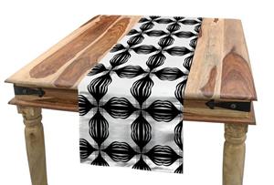 Abakuhaus Tischläufer »Esszimmer Küche Rechteckiger Dekorativer Tischläufer«, Abstrakt Monochrome Abstrakt Artikel