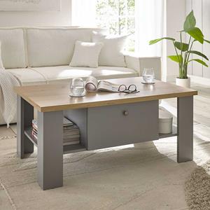 Brandolf Landhausstil Sofatisch mit zwei Schubladen 107 cm breit