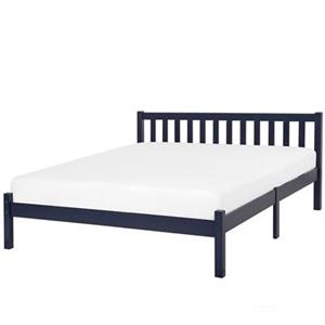Beliani FLORAC Bed blauw 160x200