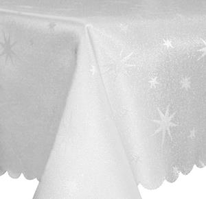 Haus und Deko Tischdecke »Tischdecke 110x110 cm Lurex Sterne Weihnachten« (1-tlg)