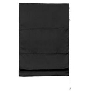 Leen Bakker Vouwgordijn verduisterend - zwart - 60x180 cm