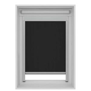 Leen Bakker Dakraamrolgordijn verduisterend - zwart - MK04 - 78x98 cm