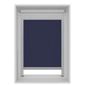 Leen Bakker Dakraamrolgordijn verduisterend - donkerblauw - PK10 - 94x160 cm